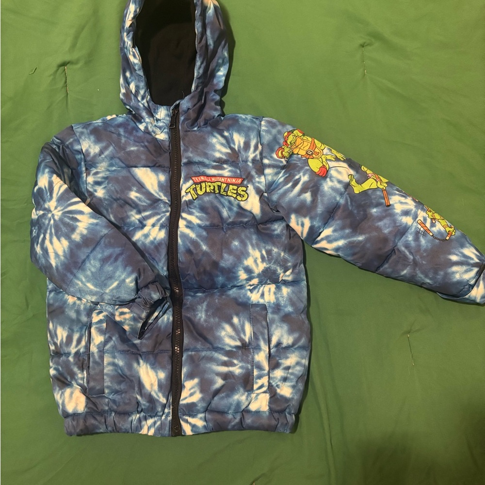 Nickelodeon Teenage Mutant Ninja Turtles Blue Puffer Jacket